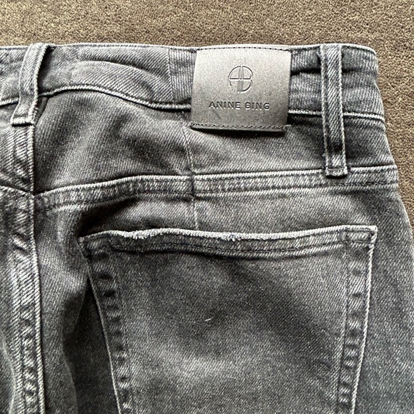 Anine Bing (29)Heath High Rise Skinny Exc cond. slit inside of ankle - Picture 4 of 5